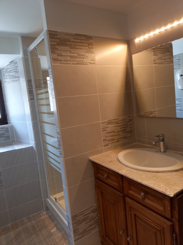 Rénovation d'une salle d'eau à SERVERETTE 